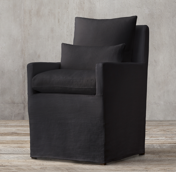 Cloud Dining Fabric Armchair RH