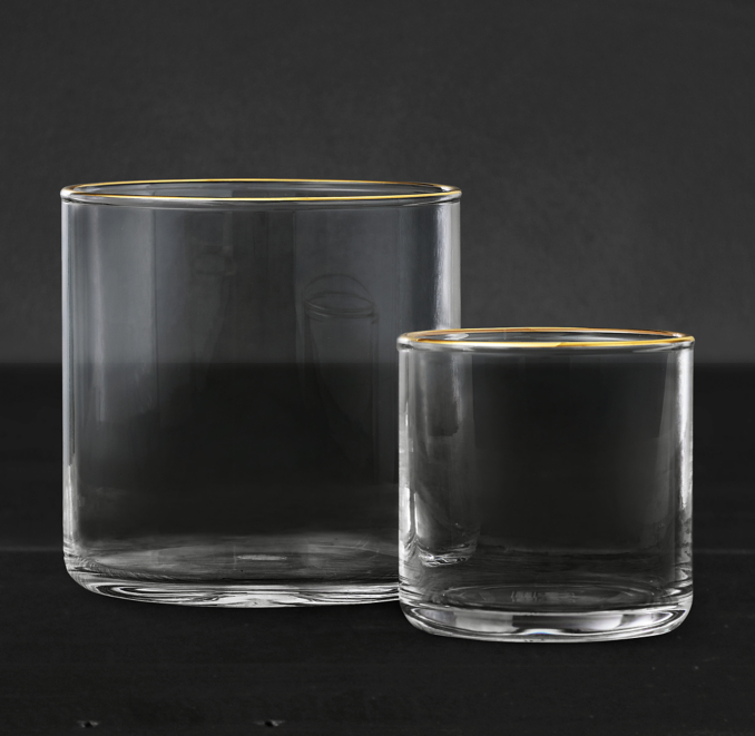 Gold Rim Glassware (Set of 6)