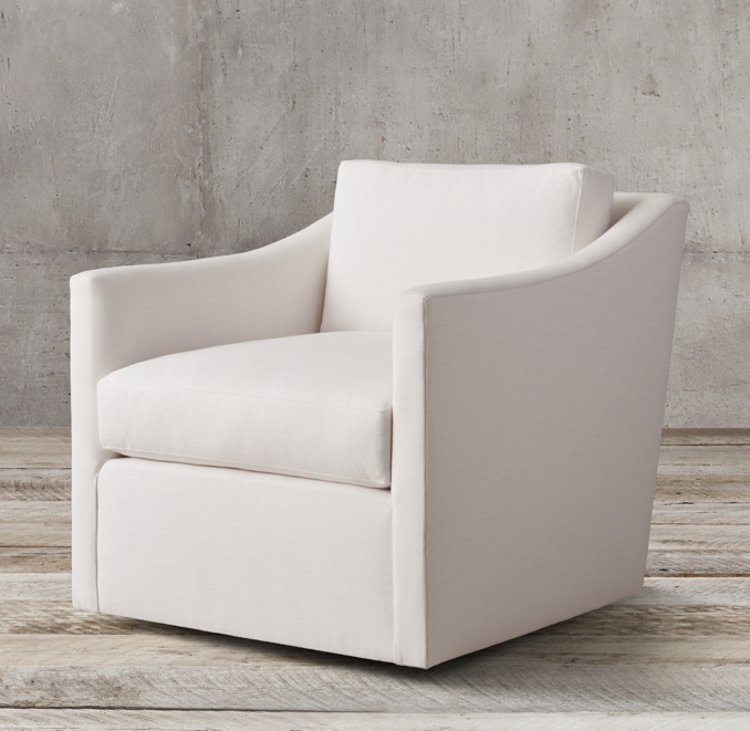 Oliver Slope Arm Swivel Chair