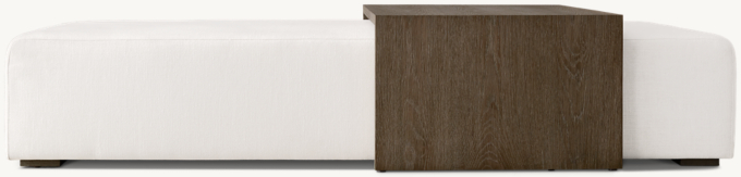 Bridge Fabric Coffee Table Ottoman