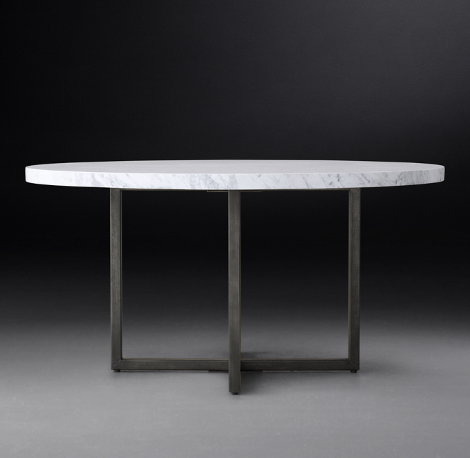 Torano Marble Round Dining Table RH