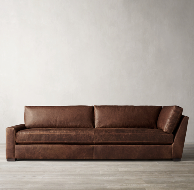 Maxwell Leather LeftArm Return Sofa