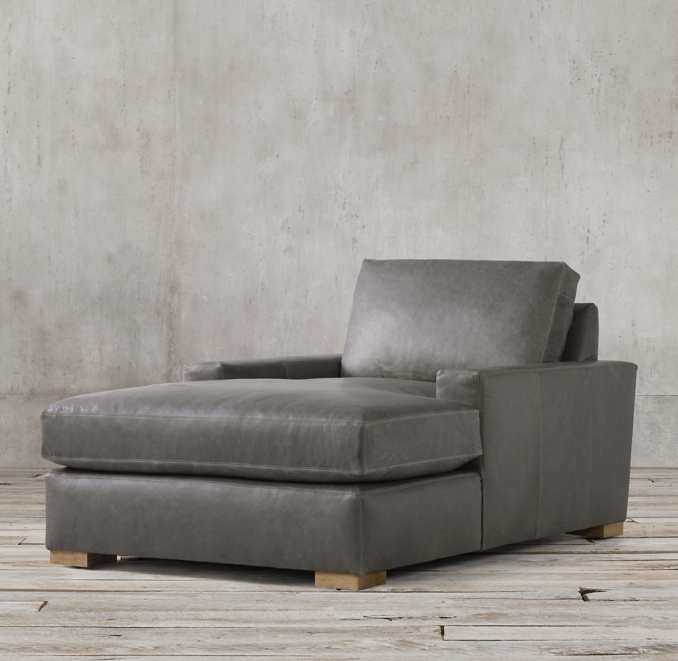 Maxwell Leather Chaise