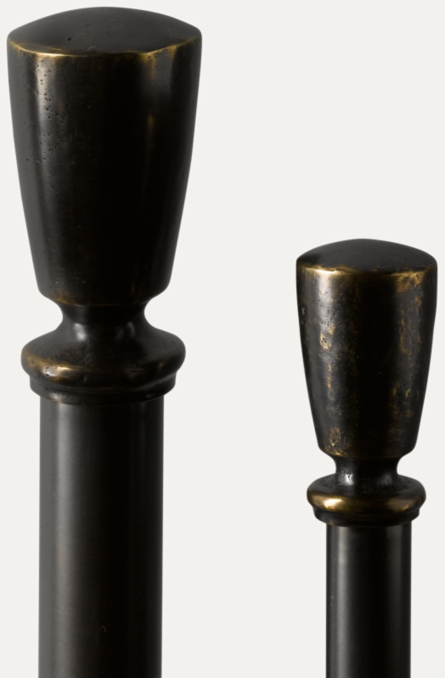 Dakota Handle Finials (Set of 2) | RH