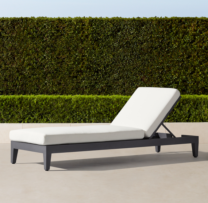 Balmain Aluminum Chaise