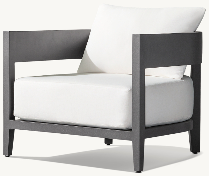 Balmain Aluminum Lounge Chair