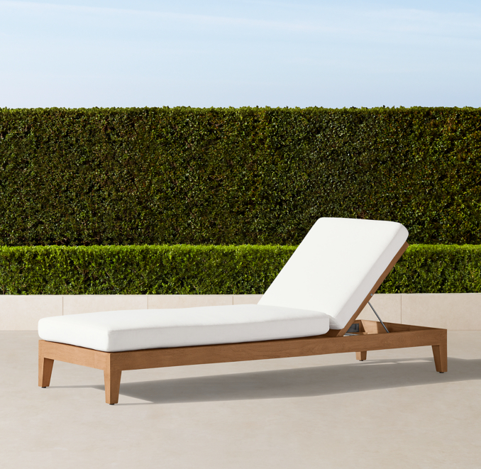 Balmain Teak Chaise