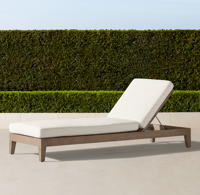 Balmain Teak Chaise