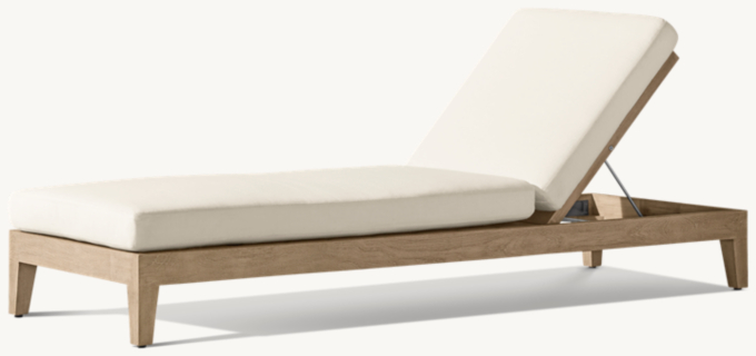 Balmain Teak Chaise