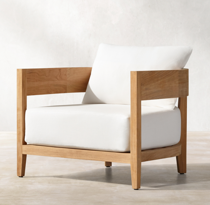 Balmain Teak Lounge Chair