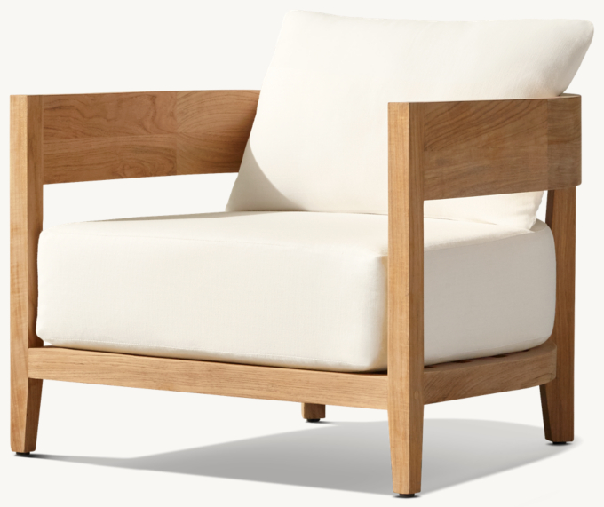 Balmain Teak Lounge Chair