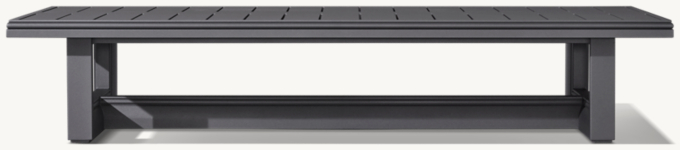 Costa Aluminum Rectangular Coffee Table