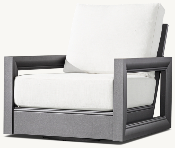 Costa Aluminum Swivel Lounge Chair