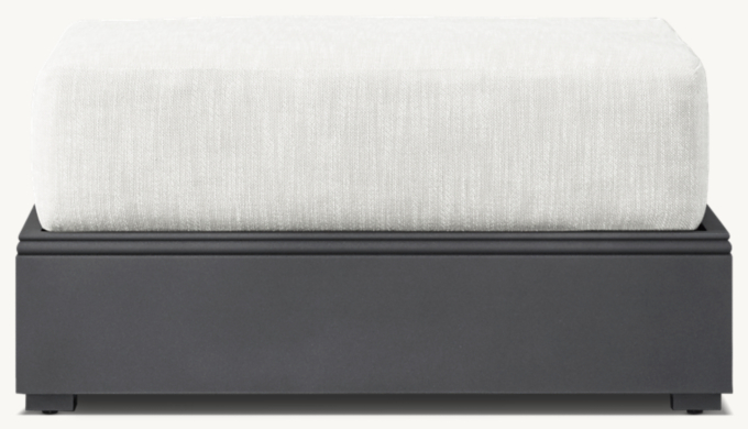 Costa Aluminum Ottoman