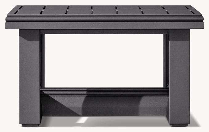 Costa Aluminum Square Side Table