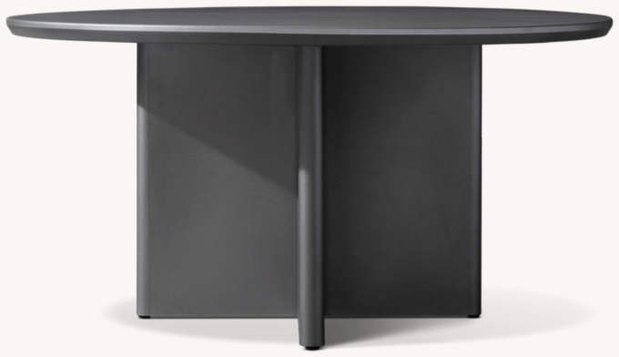 Balmain Aluminum Round Dining Table