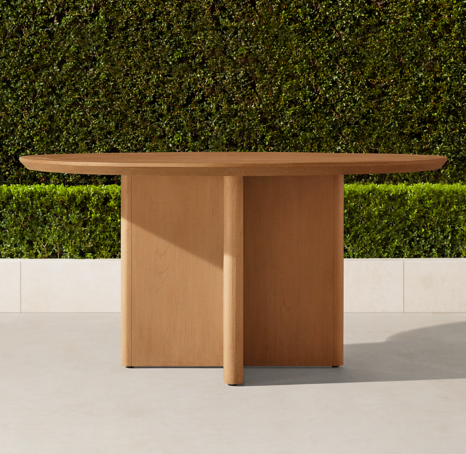 Balmain Teak Round Dining Table