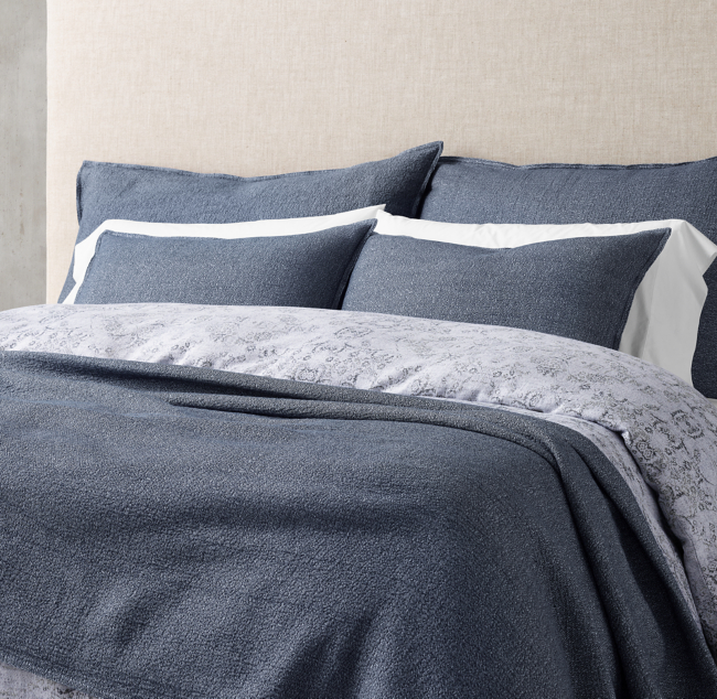 Esme Cotton Linen Coverlet Sham