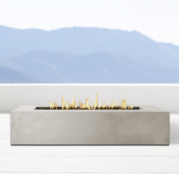 Topanga Rectangular Fire Table