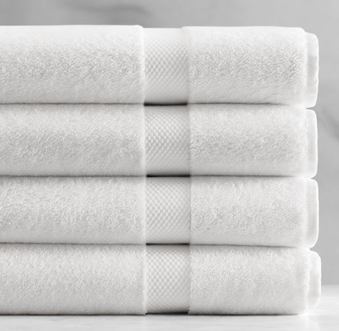 Restoration Hardware Bath Towels | White