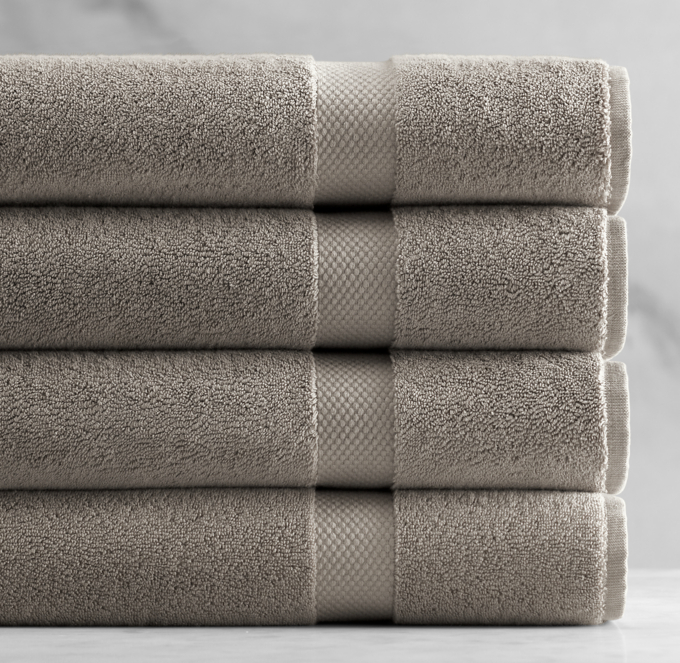 802-Gram Turkish Cotton Towel Collection, Set of 4 | RH