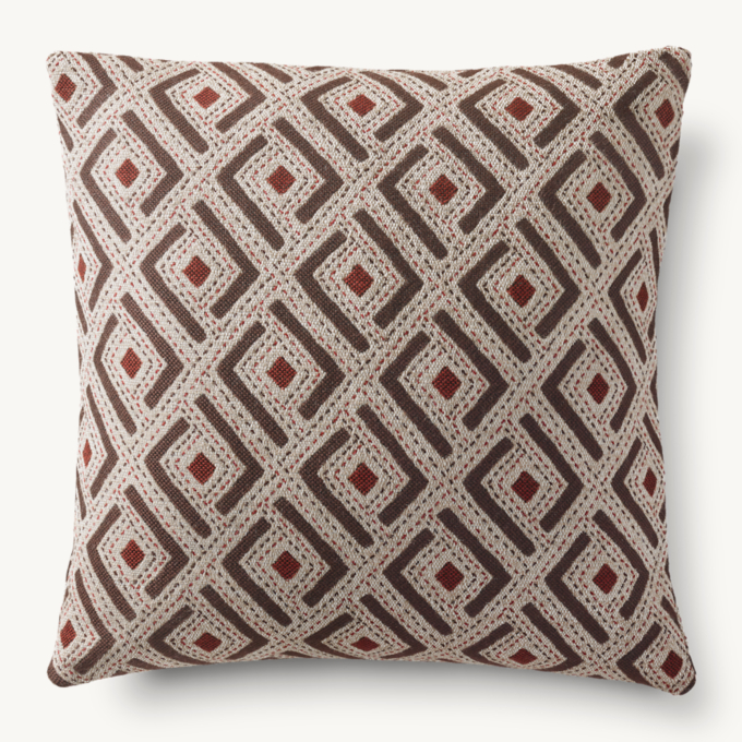 Kuba Cloth Pillow Cover - Square