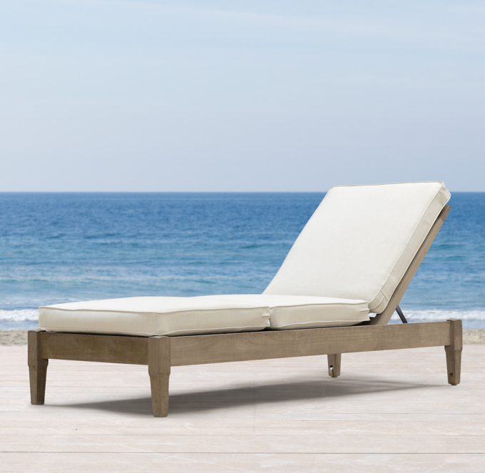 Santa Monica Teak Chaise