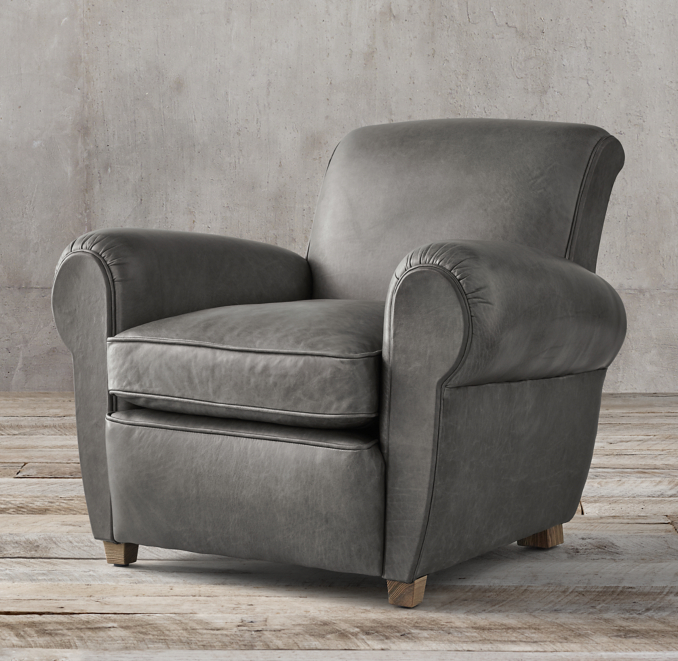 1920s Parisian Leather Club Chair