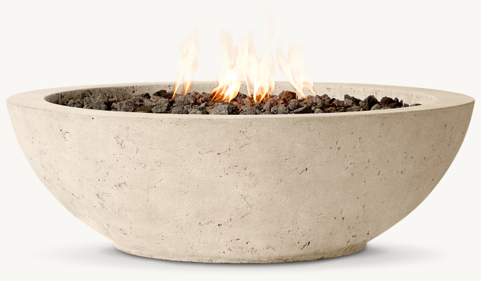 Ixtapa Round Fire Table | RH