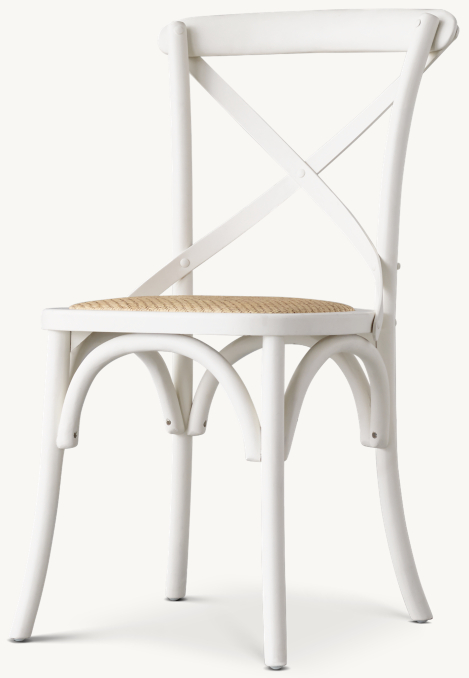 Three Quarter view of Madeleine Rattan Dining Side Chair 