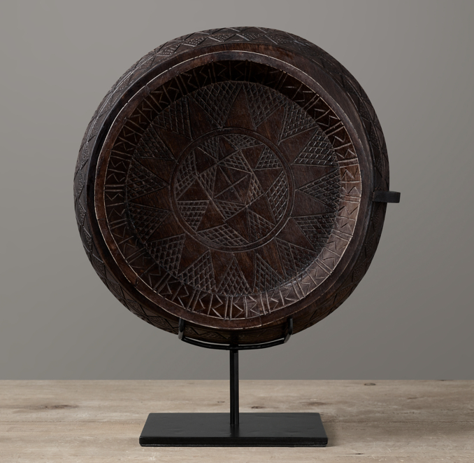 Hand-Carved Ethiopian Wood Bowl 3 - Small