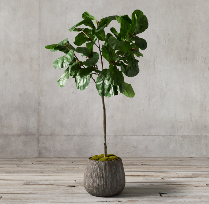 Grand Faux Fiddle Leaf Fig Tree Medium