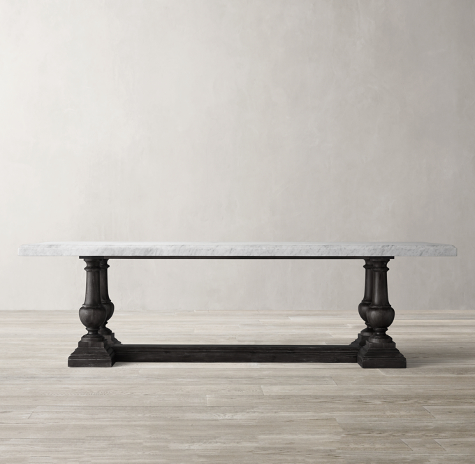 St. James Marble Rectangular Dining Table