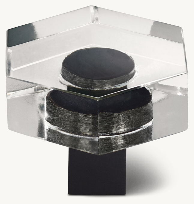 Lambeth Crystal Hexagonal Knob