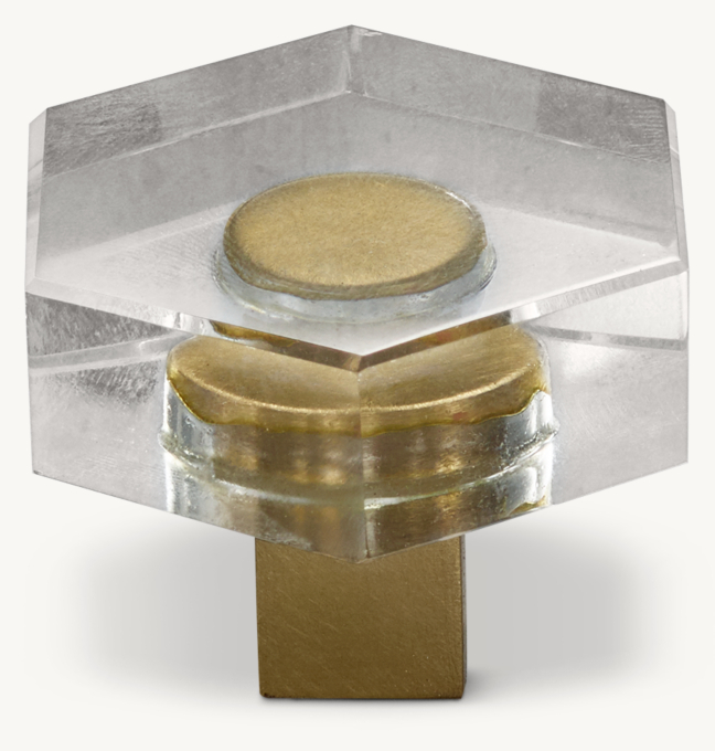 Lambeth Crystal Hexagonal Knob