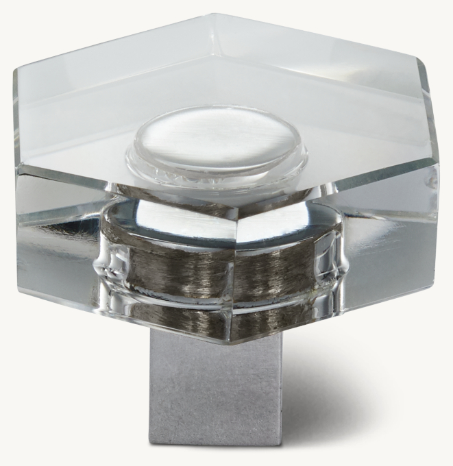 Lambeth Crystal Hexagonal Knob