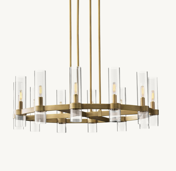 Ravelle Round Chandelier 36"