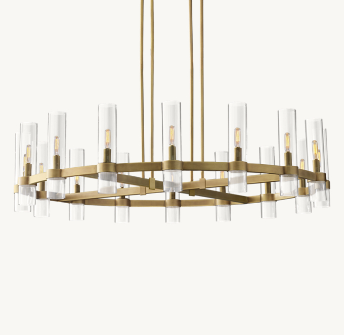 Ravelle Round Chandelier 48"