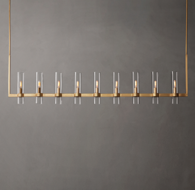 Ravelle Linear Chandelier 73\"