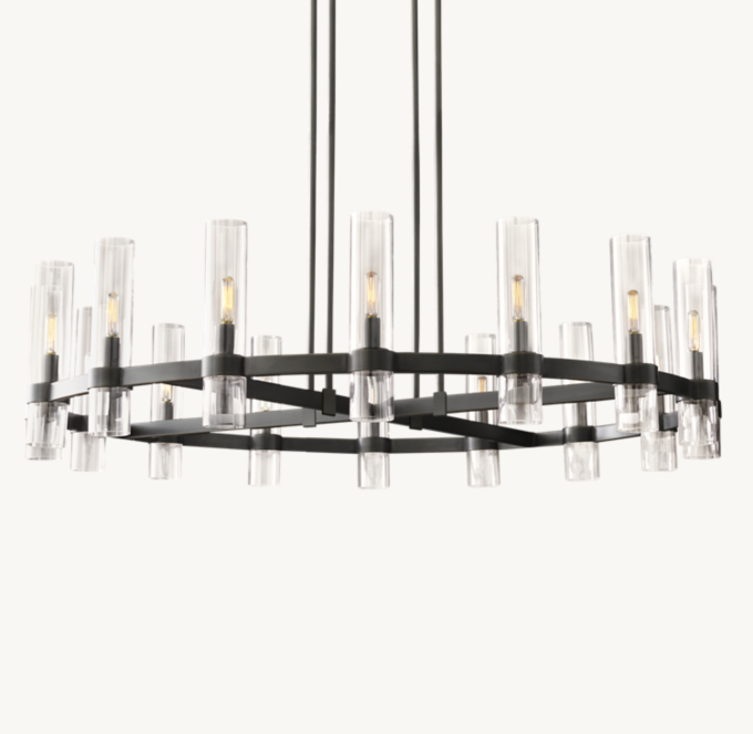 Ravelle Round Chandelier 48"