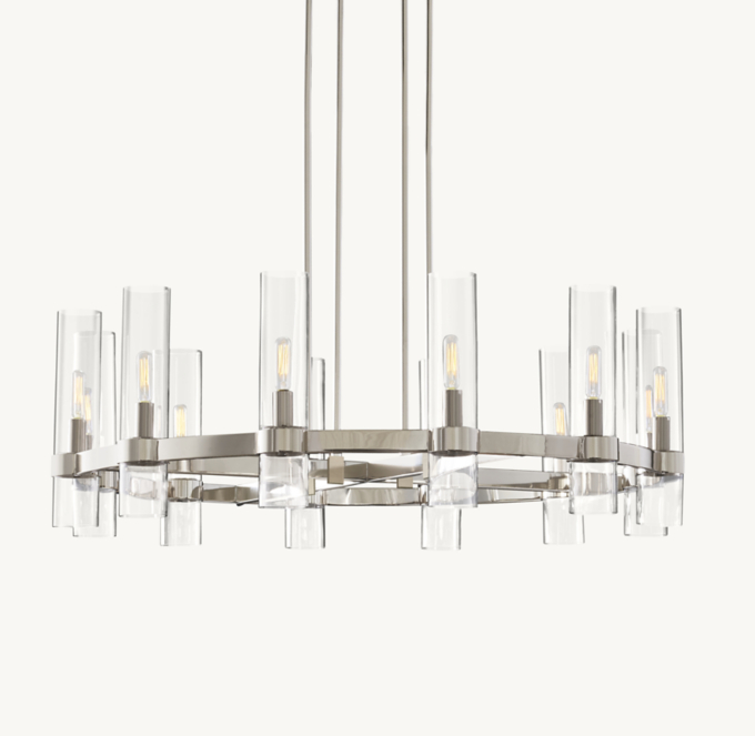 Ravelle Round Chandelier 36\"