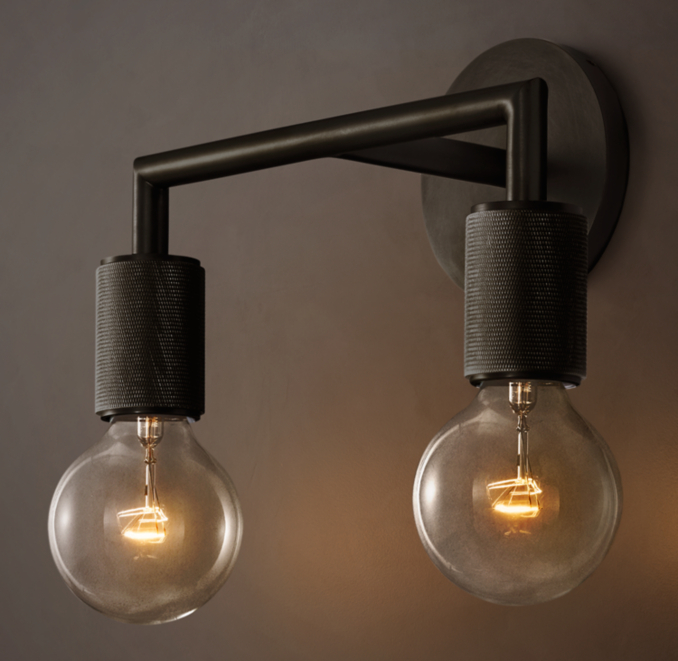 Utilitaire Socket Double Sconce | RH TEEN