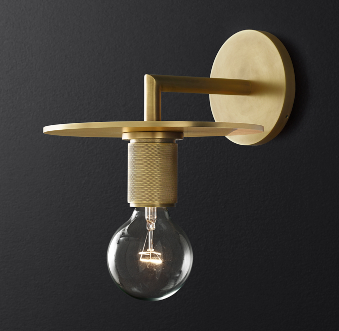 modern filament sconce