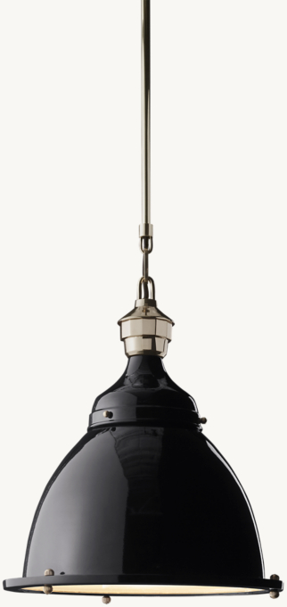 20th C. English Cloche Pendant RH