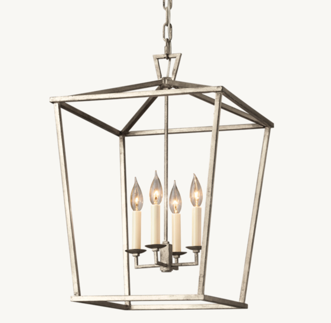 19th C. English Openwork Pendant 17"