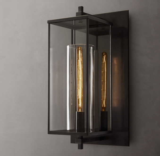 Devaux Grand Square Sconce | RH