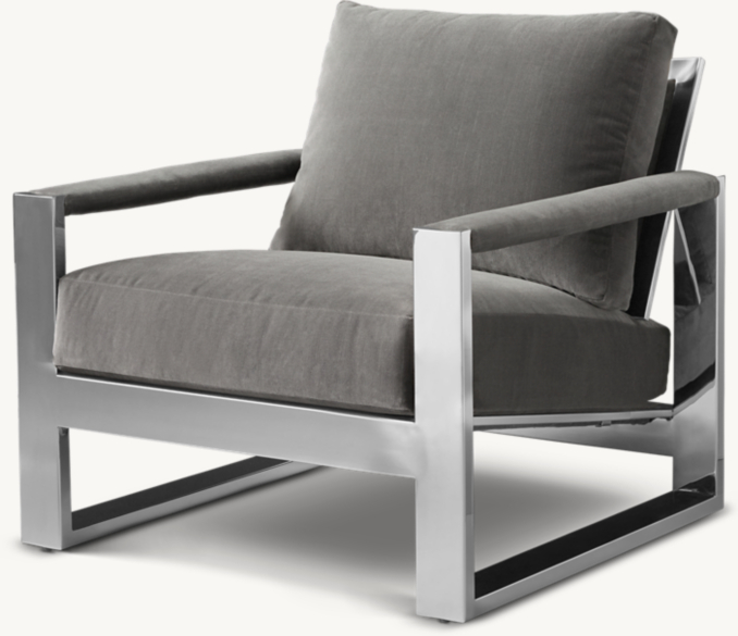 Three Quarter view of Milo Baughman Model #1372 Chair, 1972 