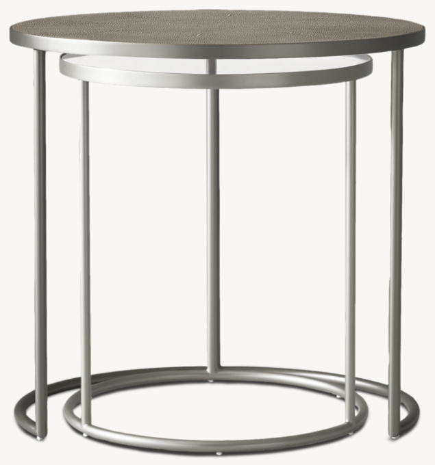 Graydon Shagreen Nesting Side Table