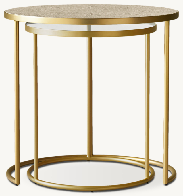 Graydon Shagreen Nesting Side Table