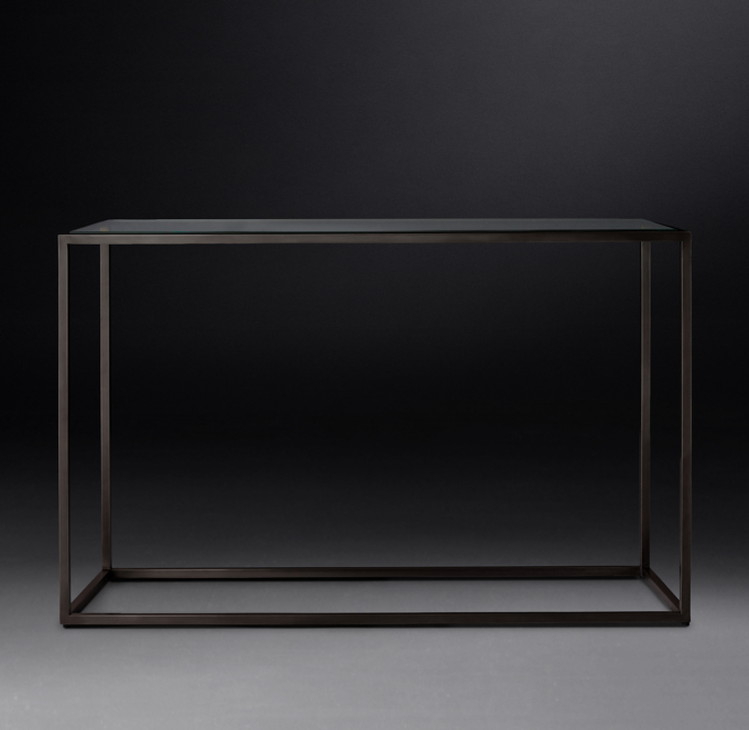 restoration hardware console table